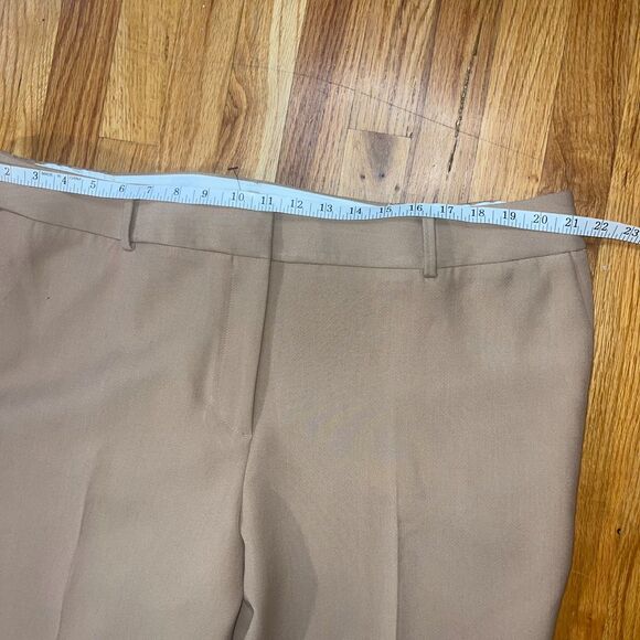 TALBOTS HAMPSHIRE STRAIGHT ANKLE PANT - CURVY FIT Sz 20W Tan Rattan $149 retail - Picture 7 of 12
